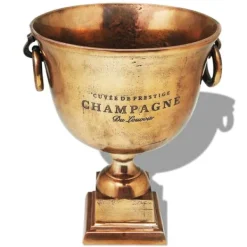 Isspande & Kølere>Trofæpokal champagnekøler i kobber – Elegant flaskekøler til fester | Farve: Brun | Størrelse: Standard