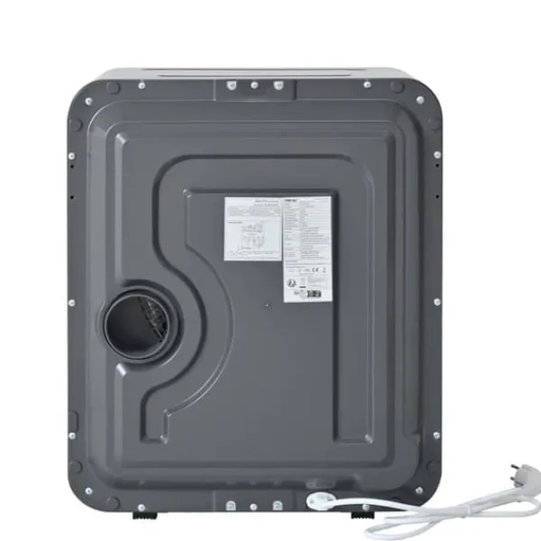 Tørretumblere>Tørretumbler 3-4 kg i rustfrit stål, 850 W med multifiltersystem, 6 programmer og overophedningsbeskyttelse (vægmontering)