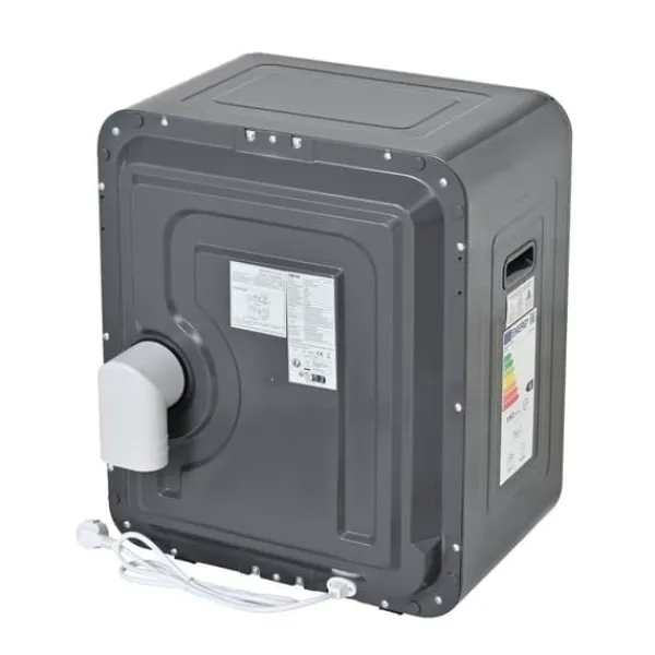 Tørretumbler 3-4 kg i rustfrit stål, 850 W med multifiltersystem, 6 programmer og overophedningsbeskyttelse (vægmontering) New