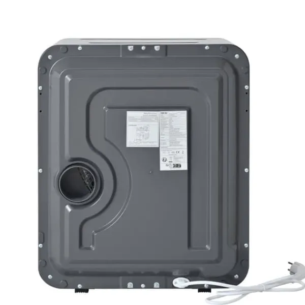 Tørretumblere>Tørretumbler 3-4 kg i rustfrit stål, 850 W med multifiltersystem, 6 programmer og overophedningsbeskyttelse (vægmontering)