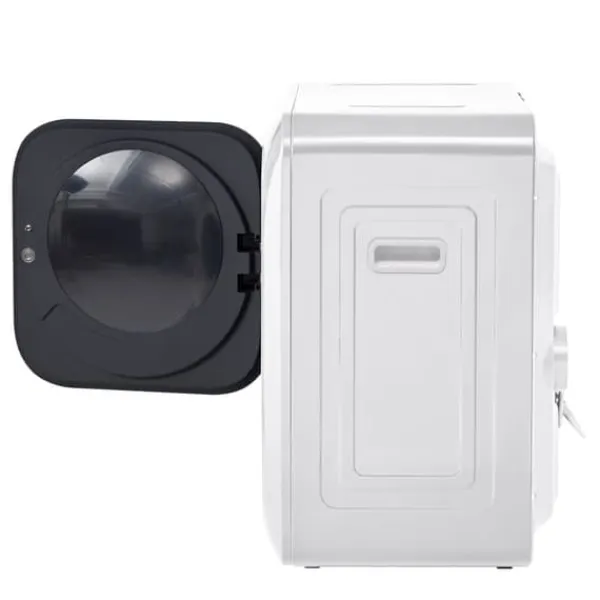 Tørretumbler 3-4 kg rustfrit stål, 850 W med multifiltersystem, 6 programmer og overophedningsbeskyttelse (vægmonteret) Outlet