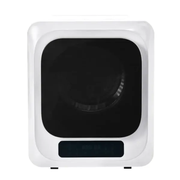 Tørretumbler 3-4 kg rustfrit stål, 850 W med multifiltersystem, 6 programmer og overophedningsbeskyttelse (vægmonteret) Outlet