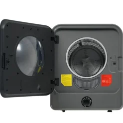 Tørretumbler i rustfrit stål 3-4,5 kg 830W med 5 programmer, multifilter, overophedningsbeskyttelse og vægmontering [Energiklasse C] Discount