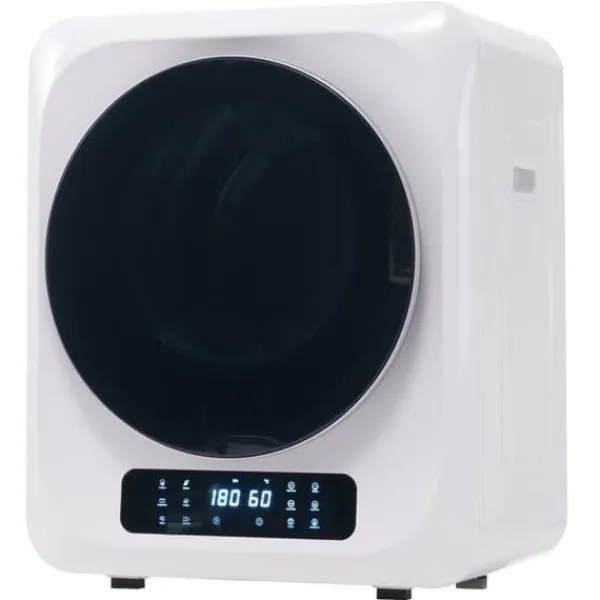 Tørretumblere>Tørretumbler, rustfrit stål, 2,5 kg (op til 4 kg), 850 W, 6 programmer, filter, overophedningsbeskyttelse, vægmonterbar