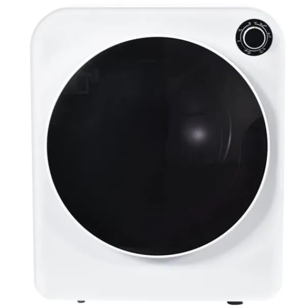 Tørretumbler, rustfrit stål, 3 kg, 830 W, 5 programmer, tredobbelt filter, overophedningsbeskyttelse, vægmonterbar, hvid Sale