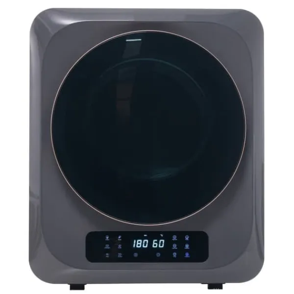 Tørretumblere>Tørretumbler, rustfrit stål, 2,5 kg (op til 4 kg), 850 W, 6 programmer, filter, overophedningsbeskyttelse, vægmonterbar