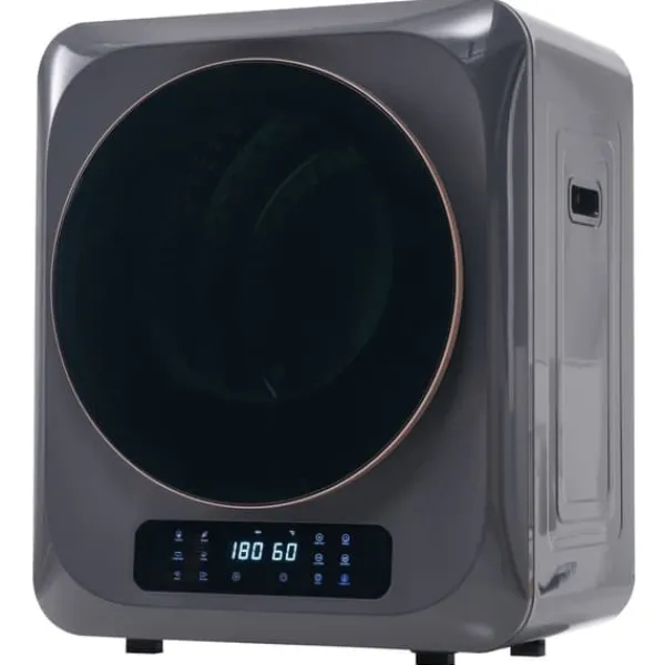 Tørretumblere>Tørretumbler, rustfrit stål, 2,5 kg (op til 4 kg), 850 W, 6 programmer, filter, overophedningsbeskyttelse, vægmonterbar