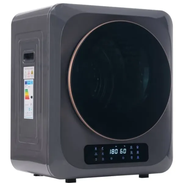 Tørretumbler, rustfrit stål, 2,5 kg (op til 4 kg), 850 W, 6 programmer, filter, overophedningsbeskyttelse, vægmonterbar Online