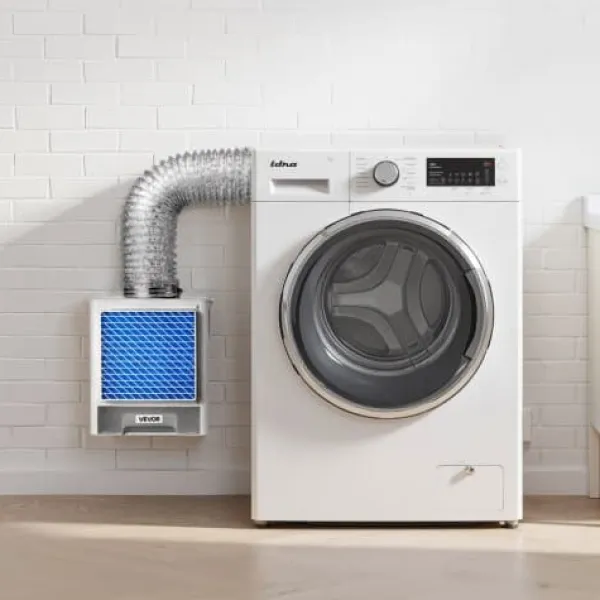 Tørretumbler Ventilationssæt, 236x134x294 mm, Hvid, ABS-materiale Outlet