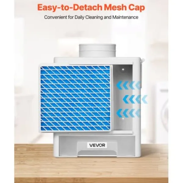 Tørretumbler Ventilationssæt, 236x134x294 mm, Hvid, ABS-materiale Outlet