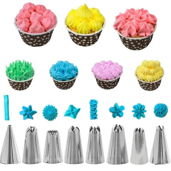 Tulle Set - 24 Sprinkles, Spiral Bag & amp; Kobling - Kageværktøj Online
