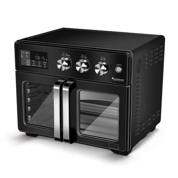 Ovne>TurboTronic AFD32 Airfryer XXL og ovn - Dobbeldør- 32 Liter - Sort