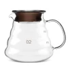 Kaffe- & Tekander>Tyk glaskedel - 500 ml varmebestandig til kaffe og te