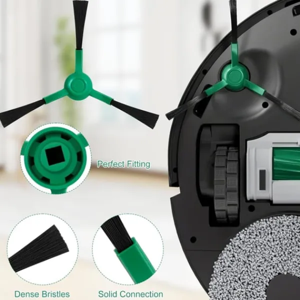 Støvsugertilbehør>Udskiftningssæt til iRobot Roomba Plus 405 støvsugerrobot - hovedbørster, filtre, sidebørster og mere