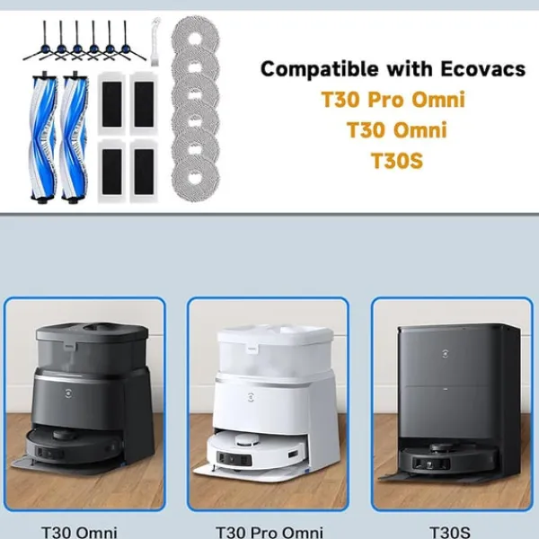 Støvsugertilbehør>Udskiftningstilbehør til ECOVACS T30 Omni-serien