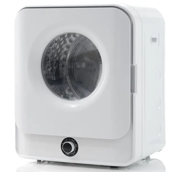 Udsugningstørrer, 3 kg kapacitet (op til 4,5 kg), rustfrit stål, 830 W, multifiltrering, 5 programmer, overophedningsbeskyttelse Clearance