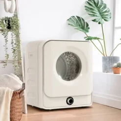 Udsugningstørrer, 3 kg kapacitet (op til 4,5 kg), rustfrit stål, 830 W, multifiltrering, 5 programmer, overophedningsbeskyttelse Clearance