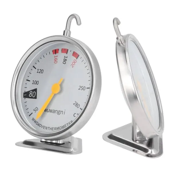 Køkkentermometre>Ugnstermometer Hög noggrannhet hängande rostfritt stål Högtemperaturbeständig maturtopptermometer för kök 50 till 280 ℃