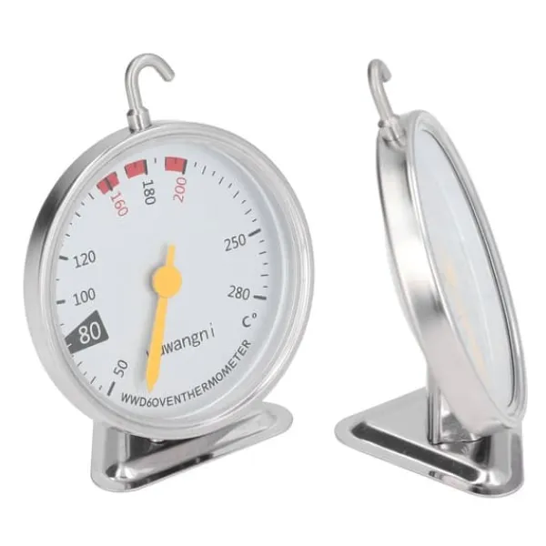 Køkkentermometre>Ugnstermometer Hög noggrannhet hängande rostfritt stål Högtemperaturbeständig maturtopptermometer för kök 50 till 280 ℃