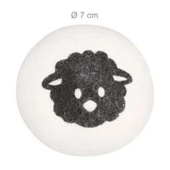 Uldtørrekugler sæt, 7 cm, Hvid Discount