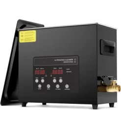 Ultralydsrenser>Ultra Sonic Rengøringsmaskine 6L, med Kurvvarmer og Timer, 180W Power Efficiency