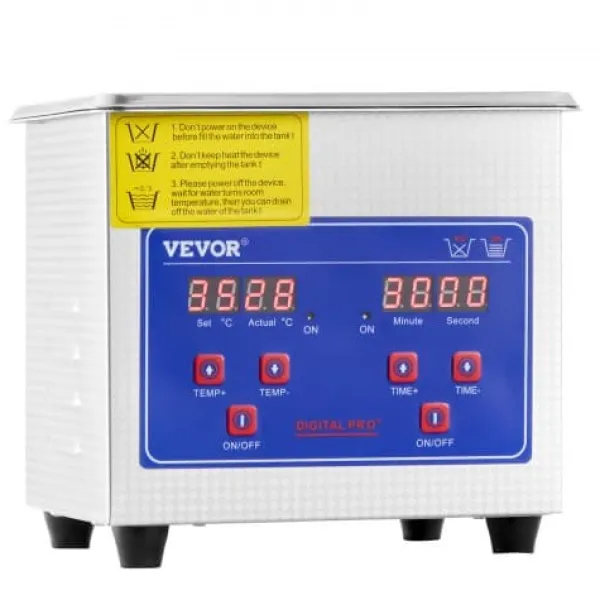 Ultralydrenser 180x165x215 mm Rustfrit Stål Digital Timer Outlet