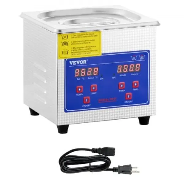 Ultralydrenser 180x165x215 mm Rustfrit Stål Digital Timer Outlet