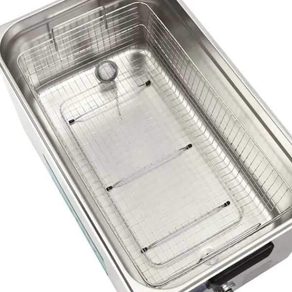 Ultralydsrenser - 10 L Rengøringsmaskine - 28/40 kHz - Timer 0–30 min - EU-stik 220 V - Rustfrit stål 201/304 - Effekt <800 W - Lysegrå New