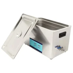 Ultralydsrenser - 10 L Rengøringsmaskine - 28/40 kHz - Timer 0–30 min - EU-stik 220 V - Rustfrit stål 201/304 - Effekt <800 W - Lysegrå New