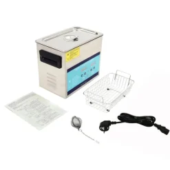 Ultralydsrenser - 10 L Rengøringsmaskine - 28/40 kHz - Timer 0–30 min - EU-stik 220 V - Rustfrit stål 201/304 - Effekt <800 W - Lysegrå New