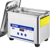 Ultralydsrenser, 40 kHz dyb rengøringskraft, genopretter glans til smykker og briller, hjemme-/laboratoriebrug, 800 ml