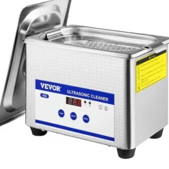 Ultralydsrenser, 40 kHz dyb rengøringskraft, genopretter glans til smykker og briller, hjemme-/laboratoriebrug, 800 ml