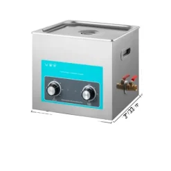 Ultralydsrenser>Ultralydsrenser, Justerbar Opvarmning, Tank af 304 Rustfrit Stål,15 Liter