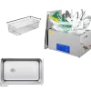 Ultralydsrenser, 40kHz frekvens, rustfrit stål konstruktion,22L JPS-80A Clearance