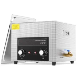 Ultralydsrenser 15L med varme, timer & kurv, digital sonic maskine til effektiv rengøring. Sale