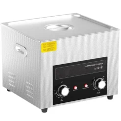 Ultralydsrenser 15L med varme, timer & kurv, digital sonic maskine til effektiv rengøring. Sale