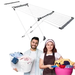 Ursula teleskopisk tørretumbler med hjul 20 m Discount