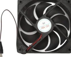 12V Bærbar Solcelleventilator 3W Til Drivhus Indendørs Udendørs Loftskur Camping Båd RV Kæledyrshus Outlet