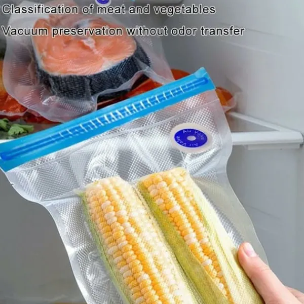 Vacuum Sealer Food Saver-maskine med LED-display til krukker/opbevaringsposer New