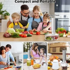 Vacuum Sealer Food Saver-maskine med LED-display til krukker/opbevaringsposer New