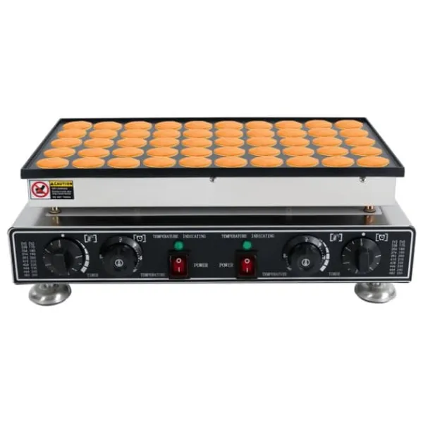 Vaffeljern>Vaffeljern - Vaffelmaskine - Professionel - 50 huller - Non-stick belægning - 110/220 V - Elektrisk