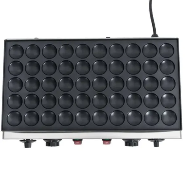 Vaffeljern>Vaffeljern - Vaffelmaskine - Professionel - 50 huller - Non-stick belægning - 110/220 V - Elektrisk