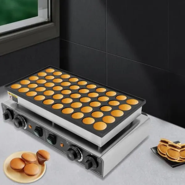 Vaffeljern>Vaffeljern - Vaffelmaskine - Professionel - 50 huller - Non-stick belægning - 110/220 V - Elektrisk