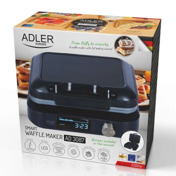 Vaffeljern>Vaffeljern ADLER AD 3087