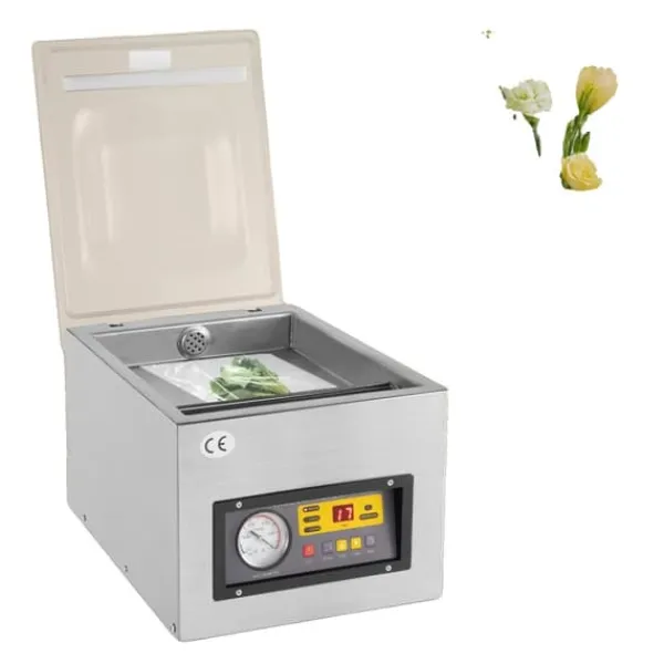 Vakuumforsegler, 120W Effekt, Kammerstørrelse 28*33*5.5cm, Forseglingsstanglængde 26cm, Maksimal forseglingsstørrelse 30*26cm, Automatisk drift Best