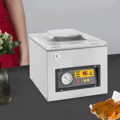 Vakuumforsegler, 120W Effekt, Kammerstørrelse 28*33*5.5cm, Forseglingsstanglængde 26cm, Maksimal forseglingsstørrelse 30*26cm, Automatisk drift Best