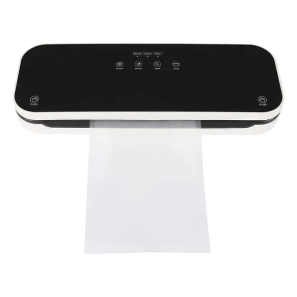 Vakuumpakkere>Vakuumforseglingsmaskine, Intelligent Betjeningspanel, Kompakt Design,Sort