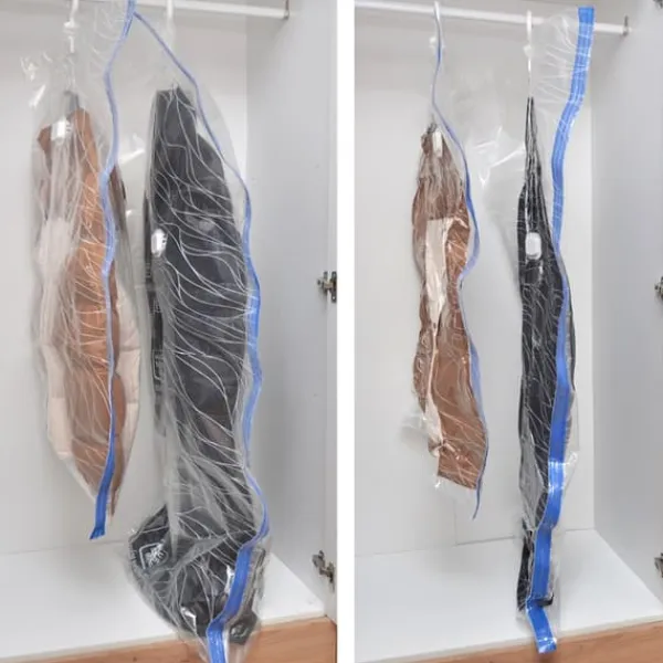 Vakuumpose til tøj og sengetøj med bøjle 70x104 cm Hot
