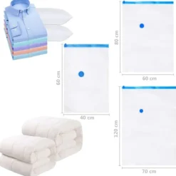 Vakuumposer til opbevaring af tøj 120x70 cm 20 stk. - Vakuumpose - Vakuumposer - Home & Living Online