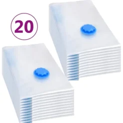Vakuumposer til opbevaring af tøj 60x40 cm 20 stk. - Vakuumpose - Vakuumposer - Home & Living Discount